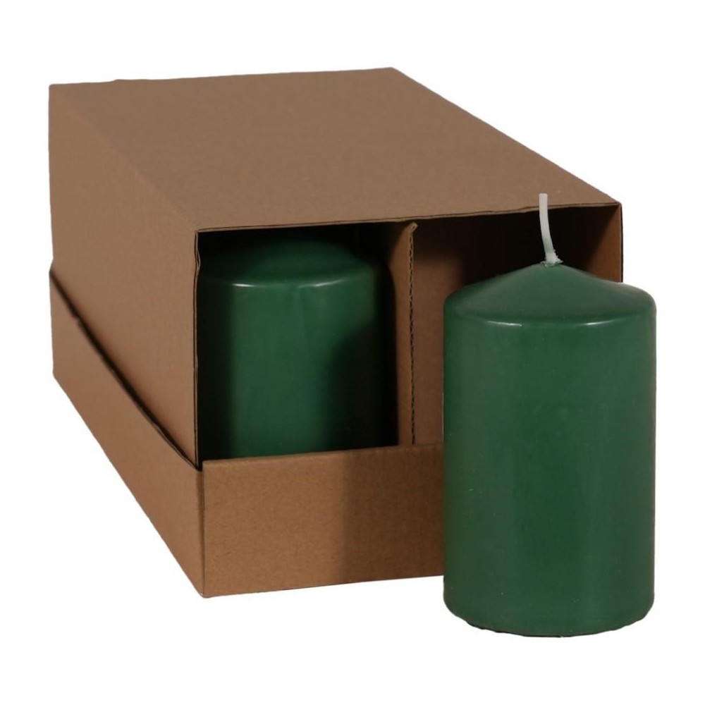 CANDELA CILINDRICA MM.100X60 VERDE