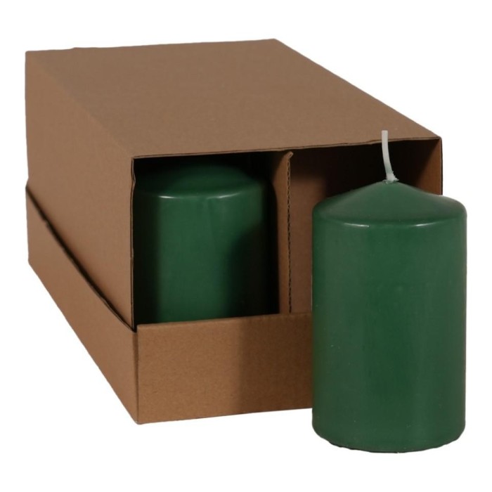 CANDELA CILINDRICA MM.100X60 VERDE