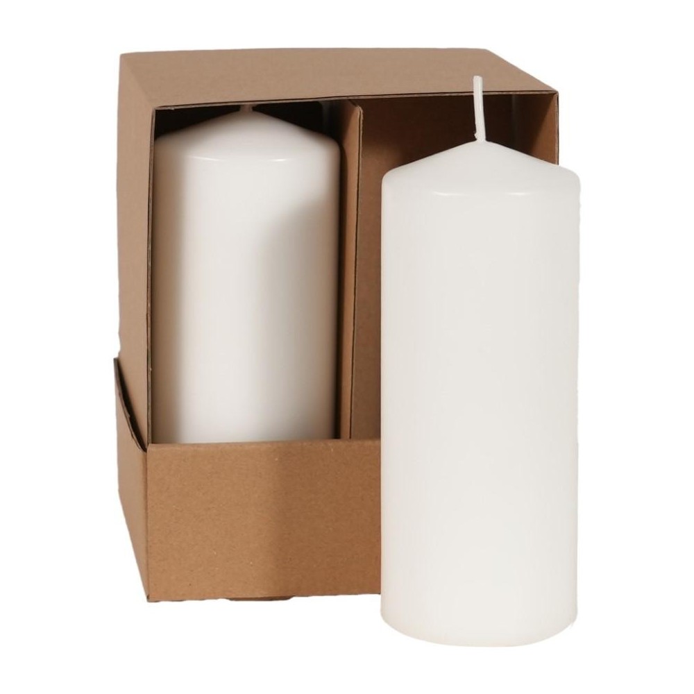 CANDELA CONICA MM.150X60 BIANCA