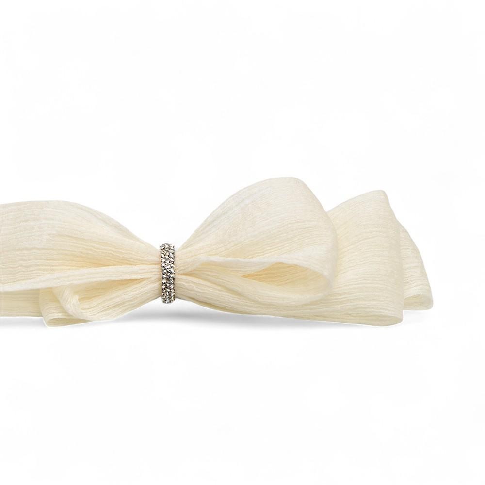 CHIFFON RIGATO ECRU' 40MMX15MT