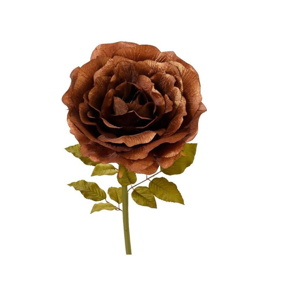 ROSA GIGANTE ORO LAME' H.125CM.