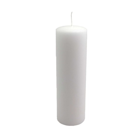 CANDELA MOCCOLO D10XH20 BIANCO