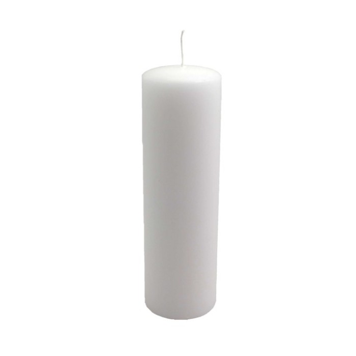 CANDELA MOCCOLO D10XH20 BIANCO