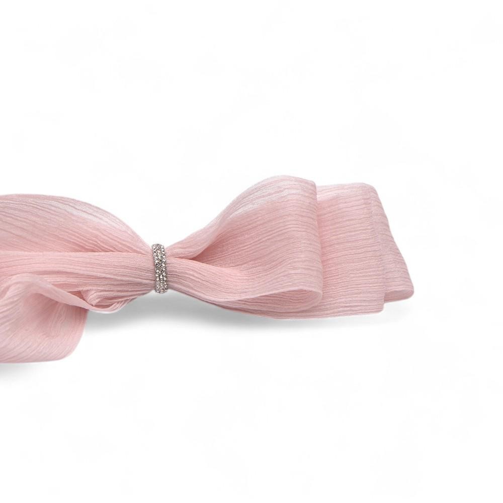 CHIFFON RIGATO ROSA 40MMX15MT