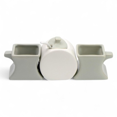 SET 2 TAZZE E ZUCCHERIERA ICE