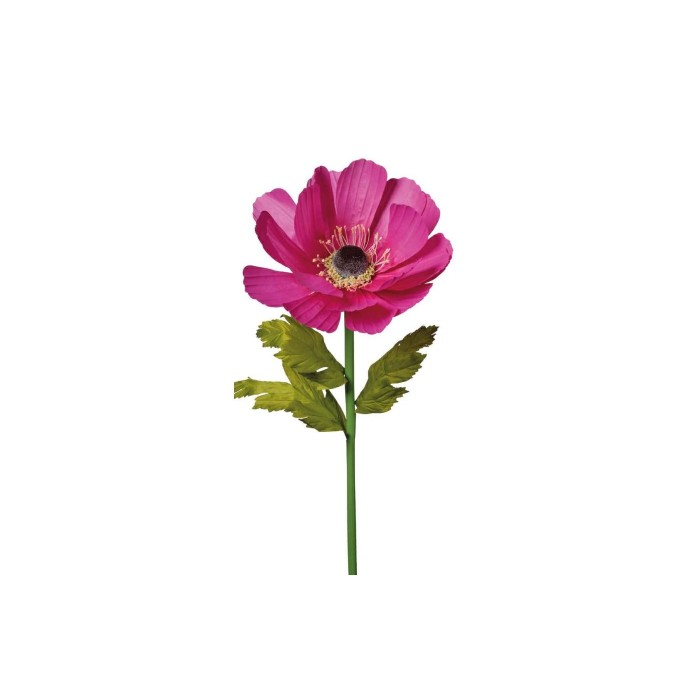 RAMO ANEMONE 105 CM FUXIA