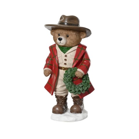 ORSO CON CAPPELLO CAPPOTTO H.34 CM.