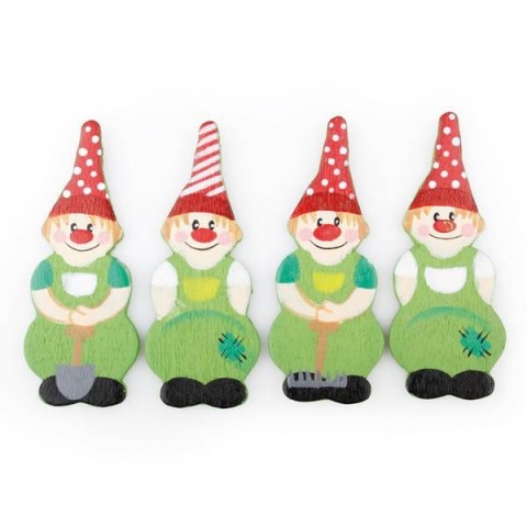GNOMETTO APPLIC LEGNO 4ASS VER