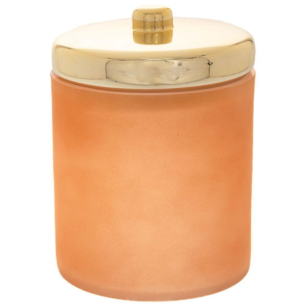 BARATTOLO VETRO ARANCIONE D.20