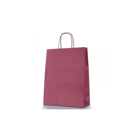 SHOPPER TWISTED BORDEAUX 22X10X29 GR.90