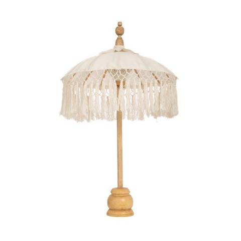 OMBRELLONE GRIGIO MACRAME D50x75CM BALI