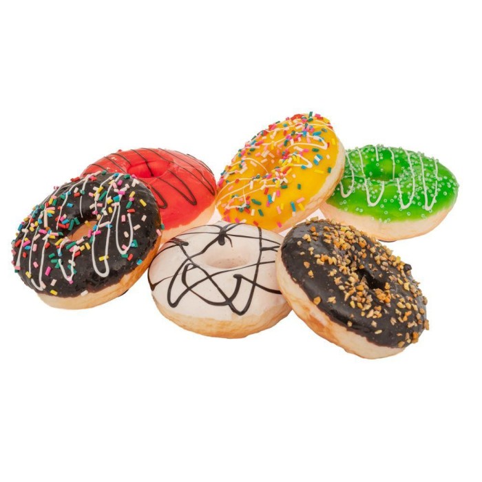 MAGNETI FORMA DONUTS D.9CM. 12 ASSORTITI