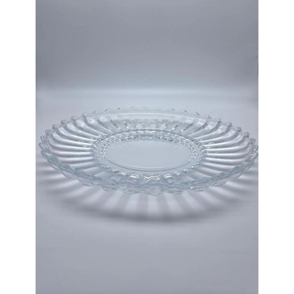 PIATTO VETRO JANICE 29X4CM