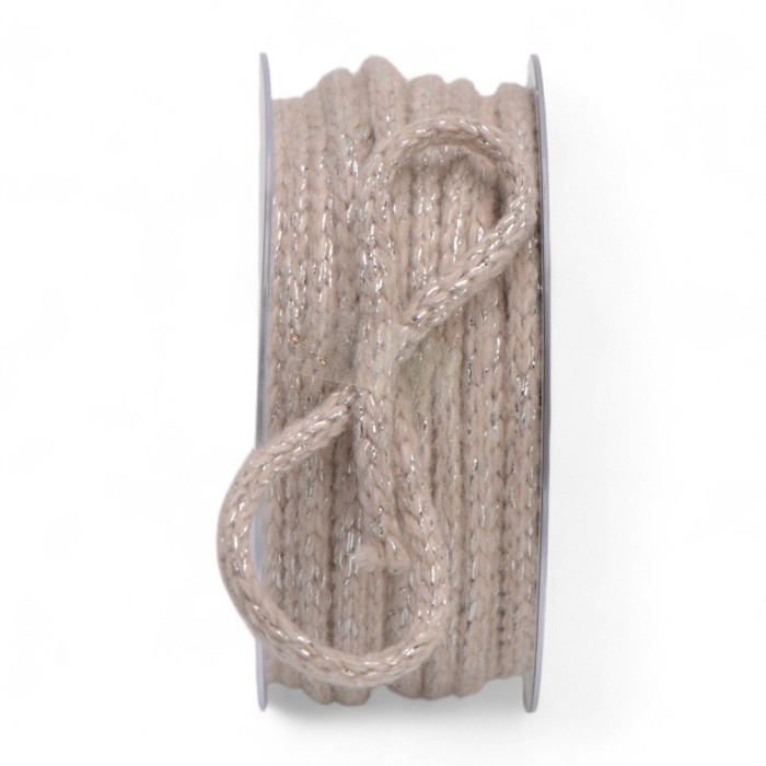 CORDONCINO LANA LAMINATO 6MMX20MT.
