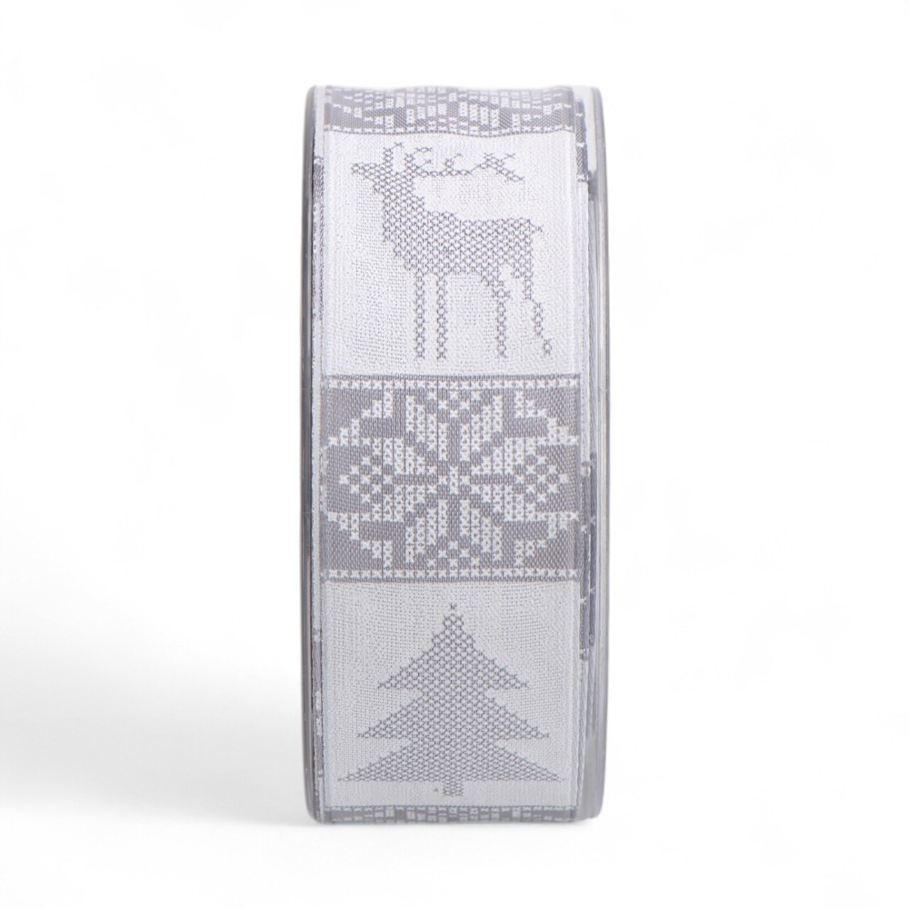 NASTRO NORDKAP ARGENTO NATALIZIO MM40X20MT.