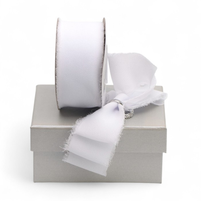 NASTRO SFRANGIATO 40MMX15MT BIANCO