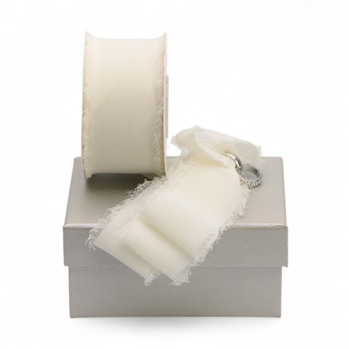 NASTRO SFRANGIATO 40MMX15MT CREMA